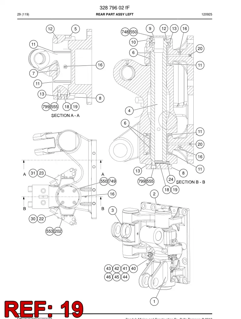20795928b 207 959 28b SHIM 0,3 - Sandvik Technical Drawing