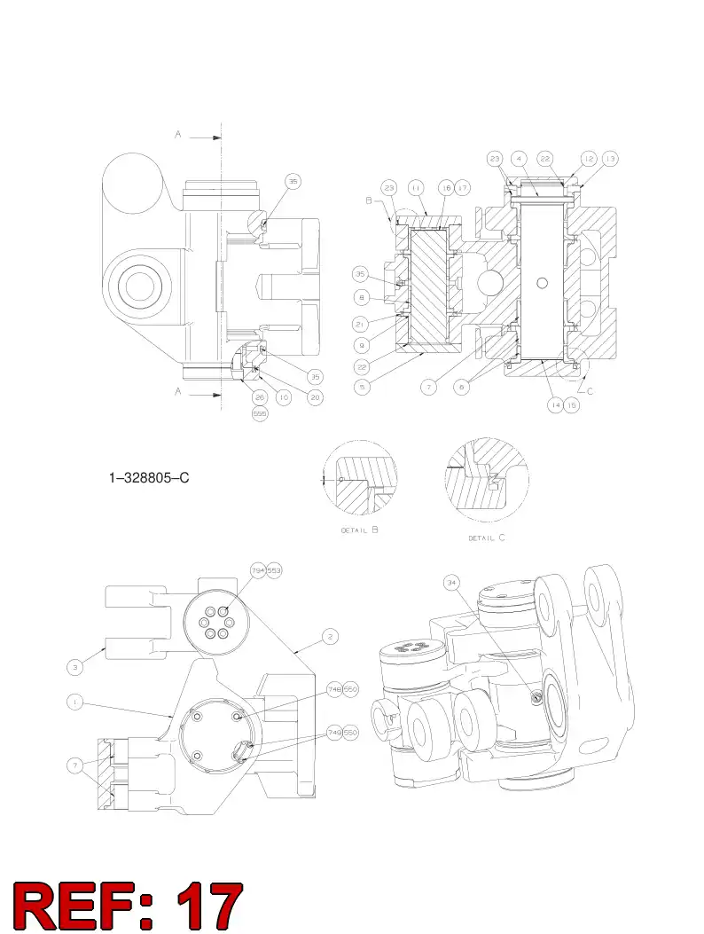 20796808 207 968 08 SHIM - Sandvik Technical Drawing