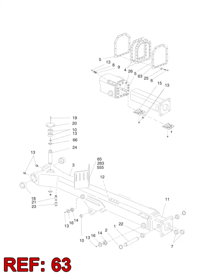 20800538 208 005 38 BUSHING - Sandvik Technical Drawing