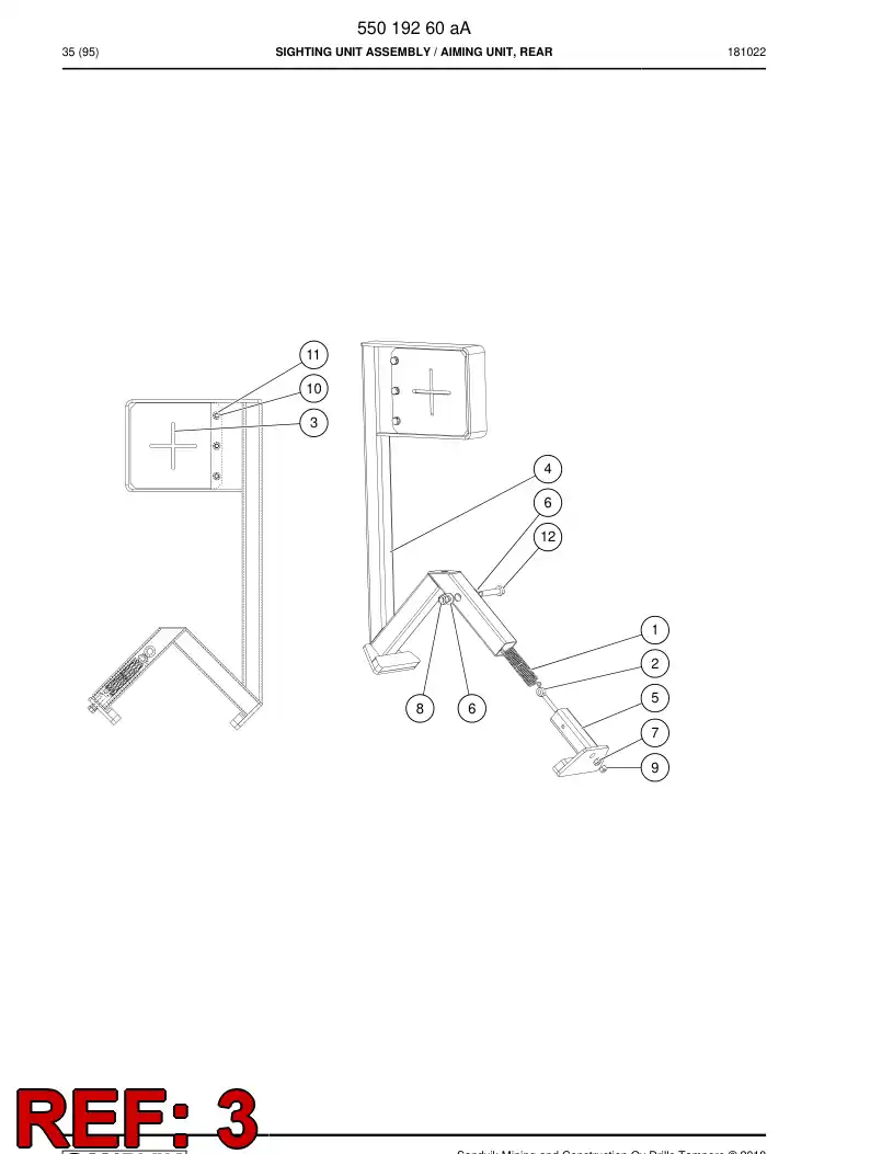 20801828 208 018 28 THTIMEN LASI - Sandvik Technical Drawing