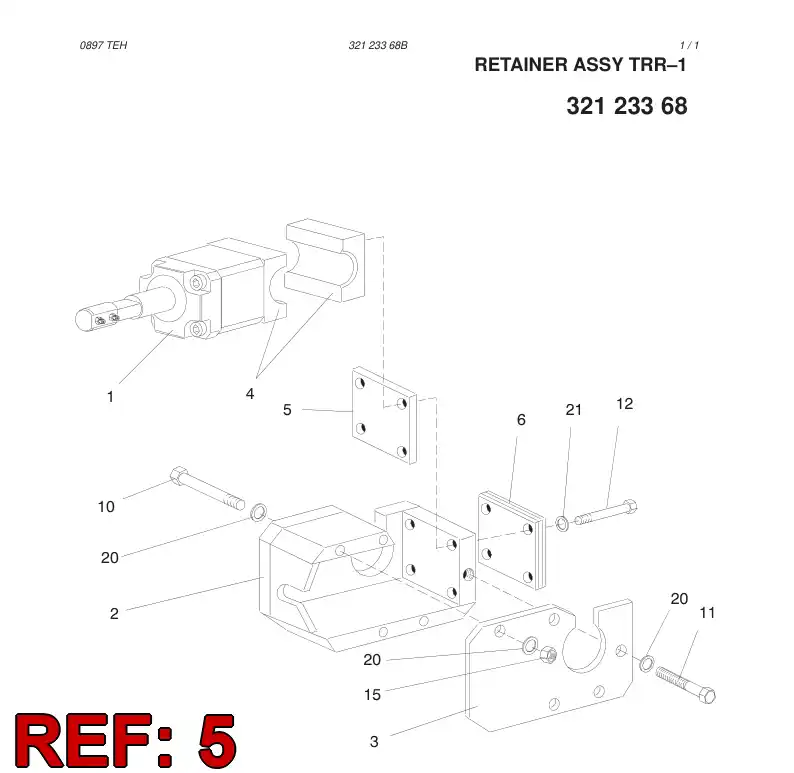 20801958 208 019 58 SHIM (8MM) - Sandvik Technical Drawing