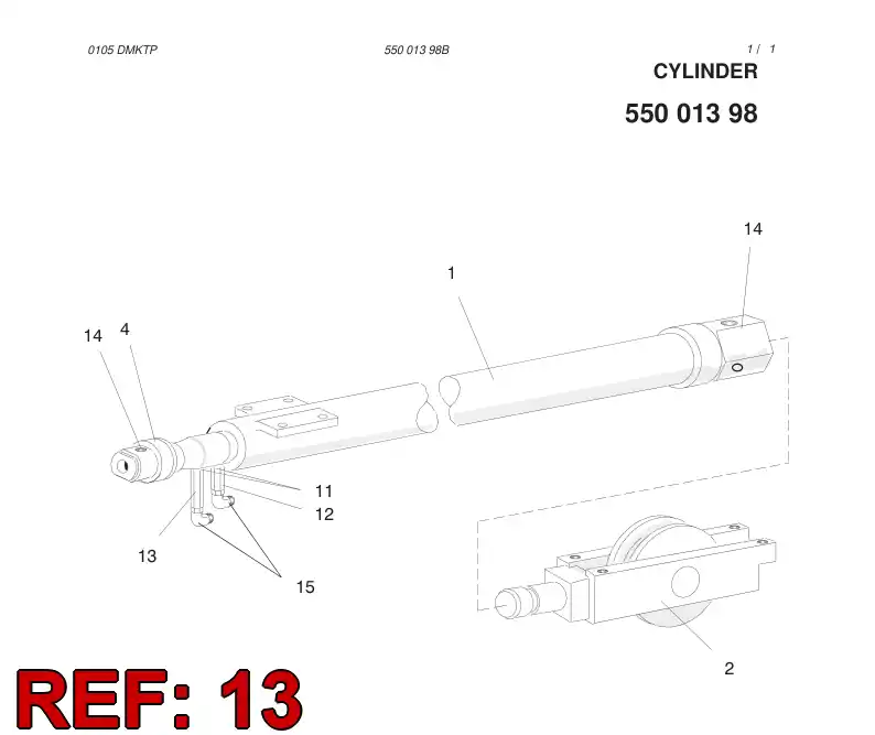 20803978 208 039 78 ADAPTER - Sandvik Technical Drawing