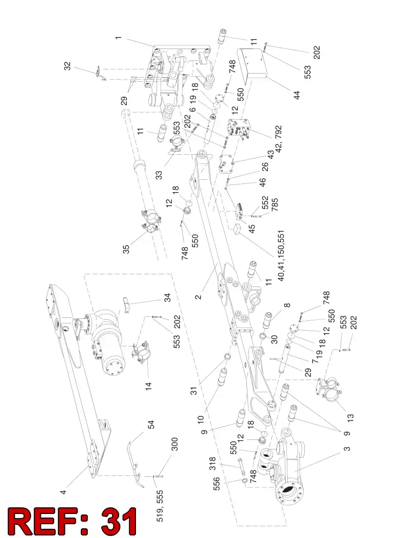 20806188 208 061 88 RING - Sandvik Technical Drawing