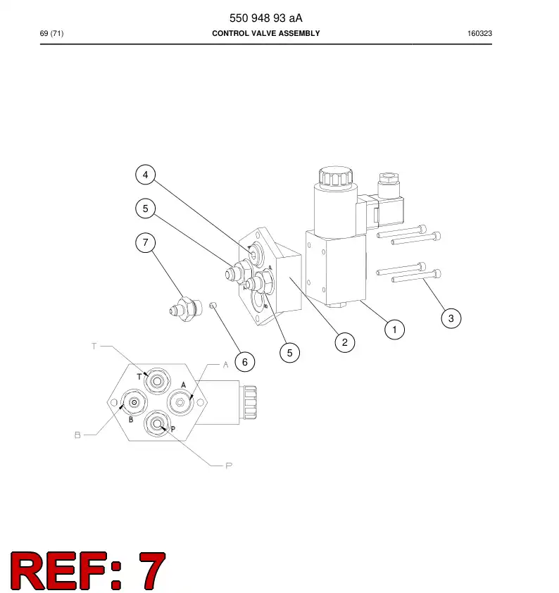 20810028 208 100 28 ADAPTER - Sandvik Technical Drawing