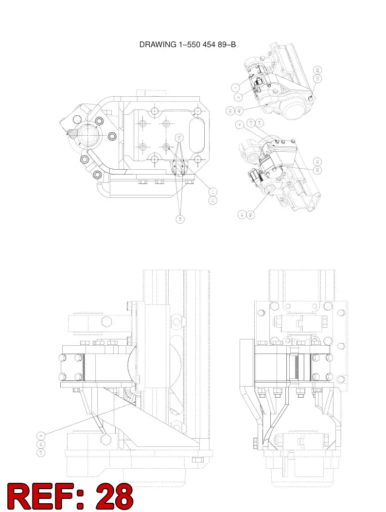 20831098 208 310 98 PLATE - Sandvik Technical Drawing