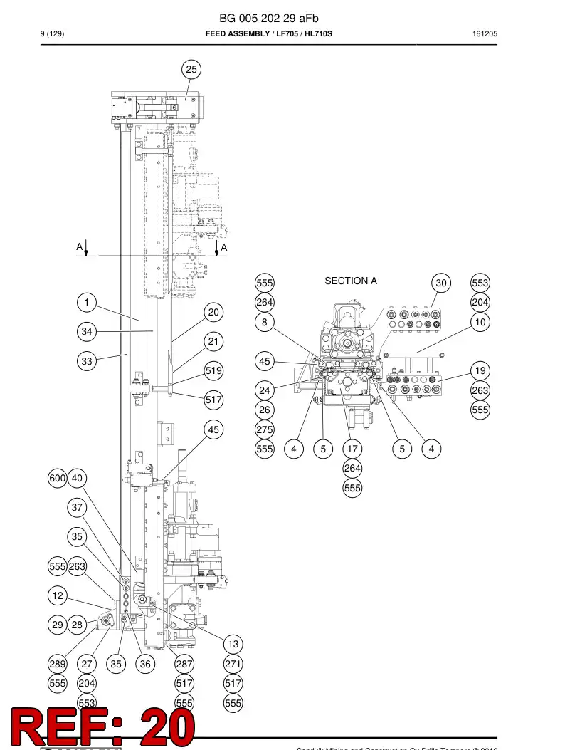 20833394d 208 333 94d Bar - Sandvik Technical Drawing