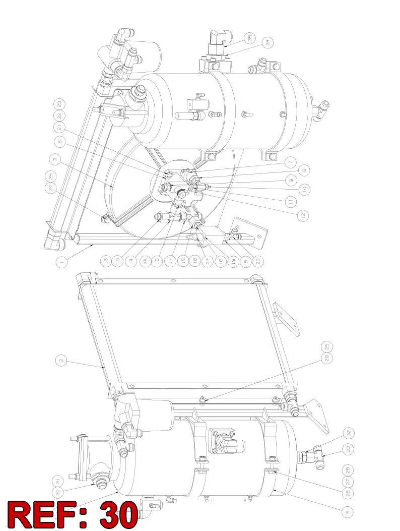 20837998 208 379 98 ADAPTER - Sandvik Technical Drawing