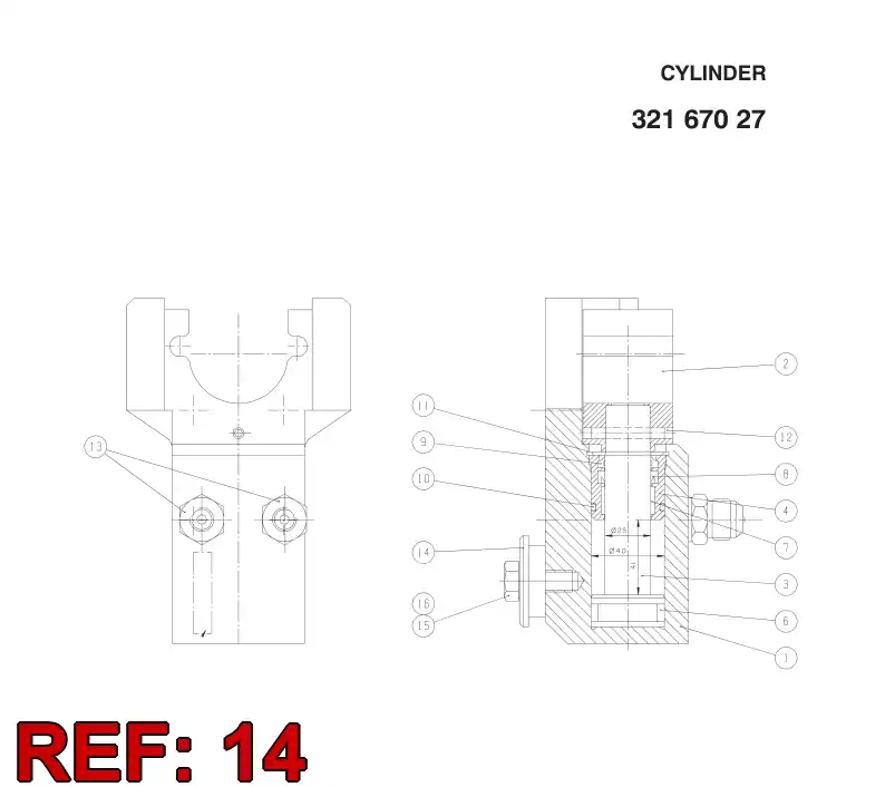 20849938 208 499 38 COVER - Sandvik Technical Drawing