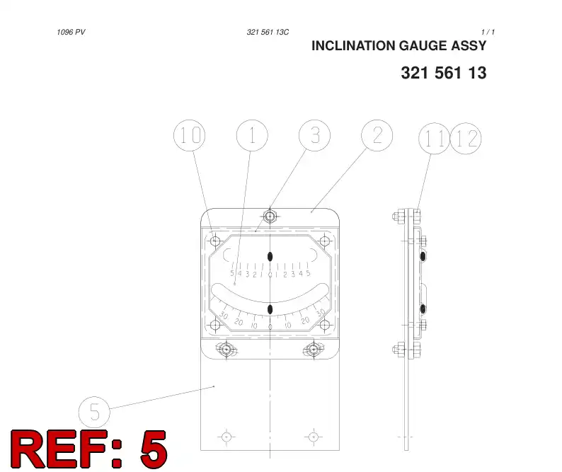 20869208 208 692 08 PLATE - Sandvik Technical Drawing
