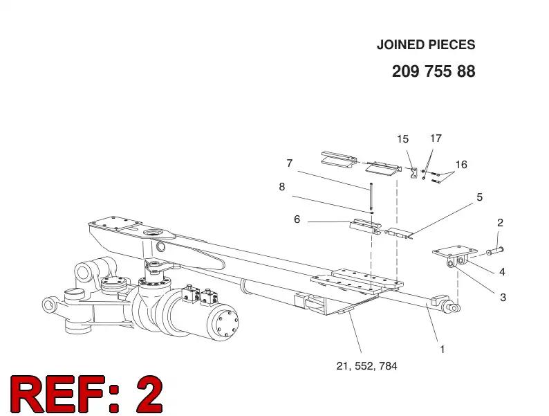 20890738 208 907 38 PIN D28 - Sandvik Technical Drawing