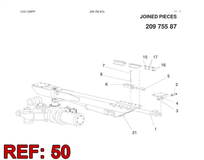 20890868 208 908 68 WASHER - Sandvik Technical Drawing