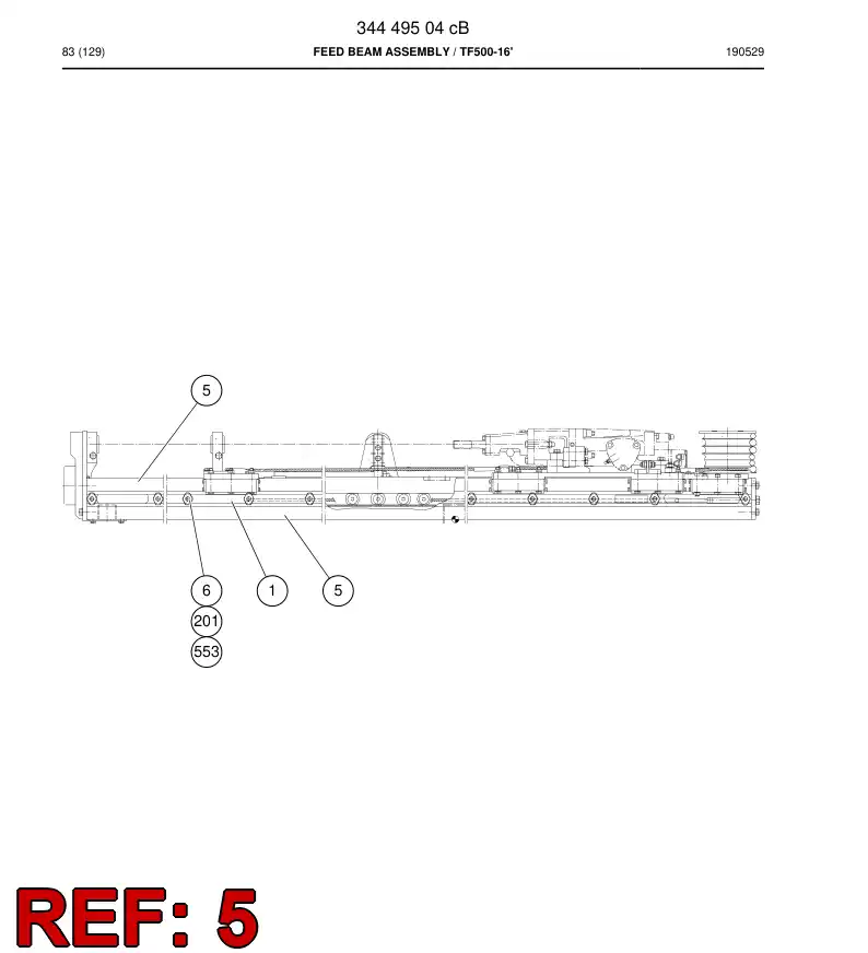 20891908b 208 919 08b Strip, Guide - Sandvik Technical Drawing