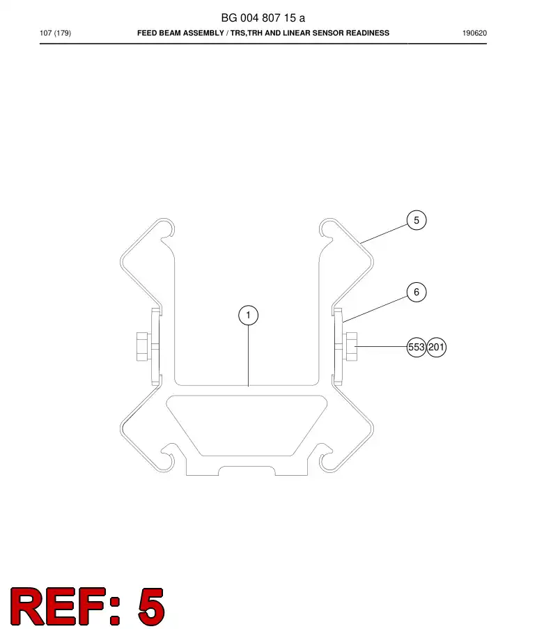 20950208b 209 502 08b Strip, Guide - Sandvik Technical Drawing