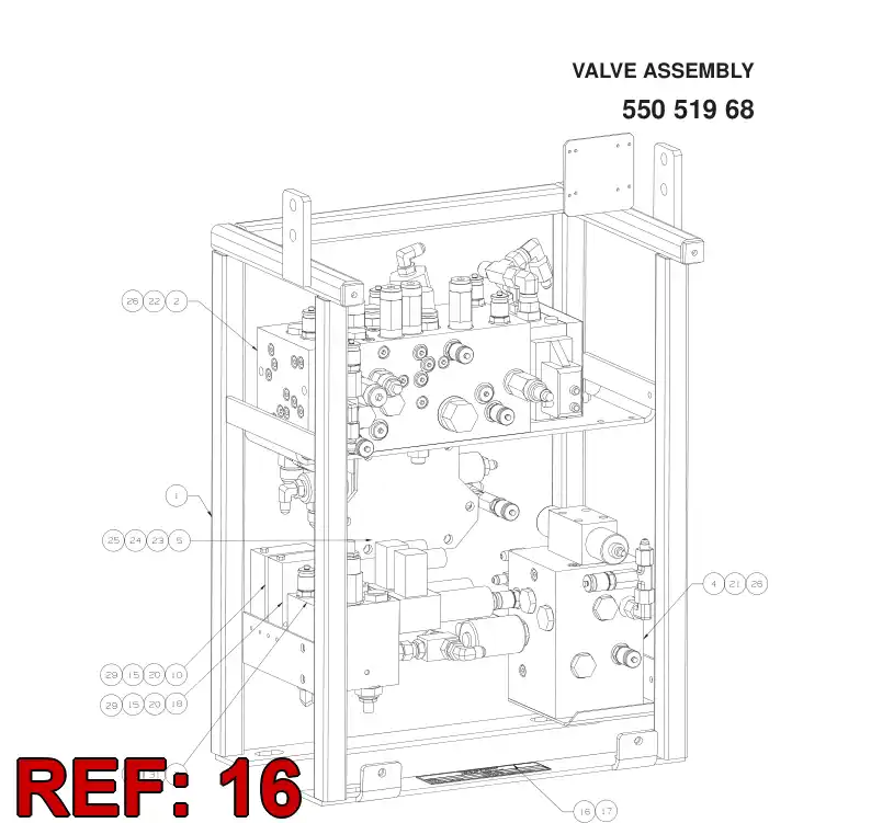 20960078 209 600 78 DATA PLATE - Sandvik Technical Drawing