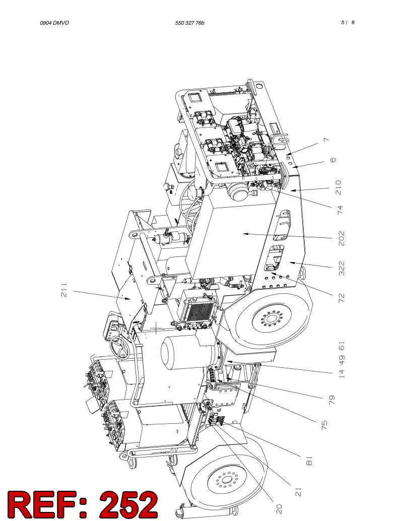 20960358 209 603 58 SIGN - Sandvik Technical Drawing
