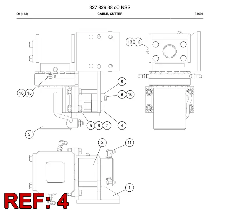 20974448 209 744 48 Pin - Sandvik Technical Drawing