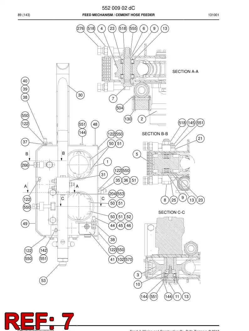 20974728 209 747 28 SCREW - Sandvik Technical Drawing