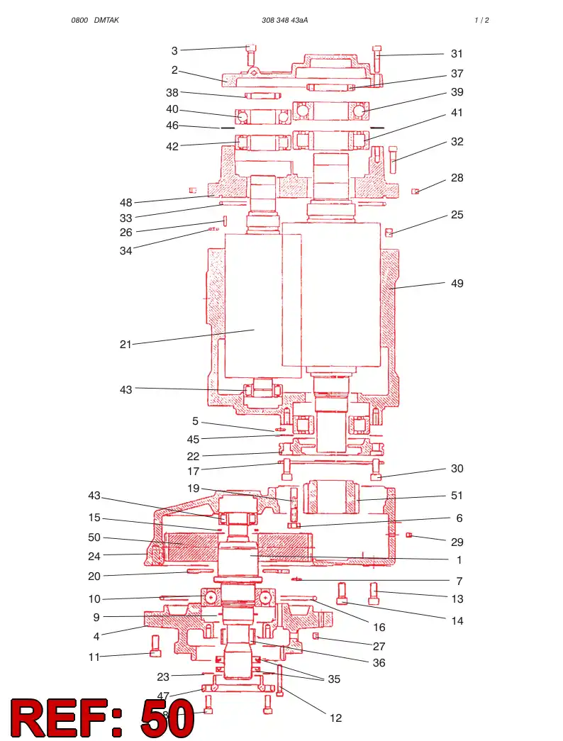 22324792 223 247 92 GEAR - Sandvik Technical Drawing