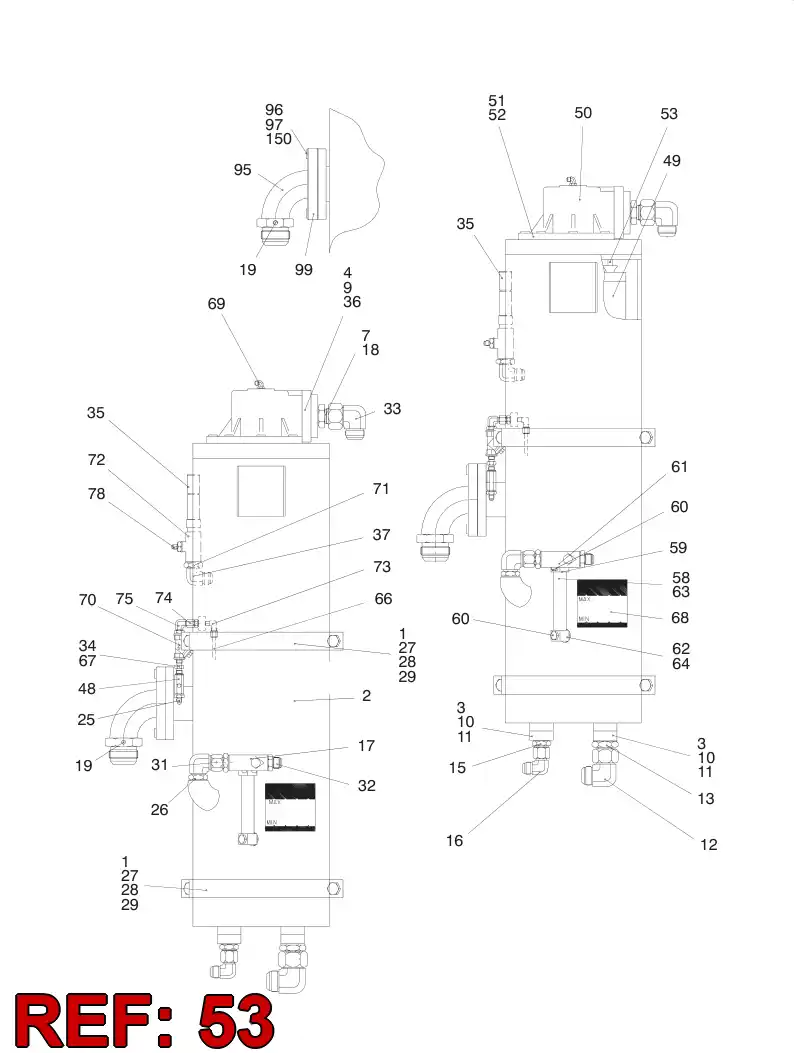 22338348 223 383 48 Strap, Metal - Sandvik Technical Drawing