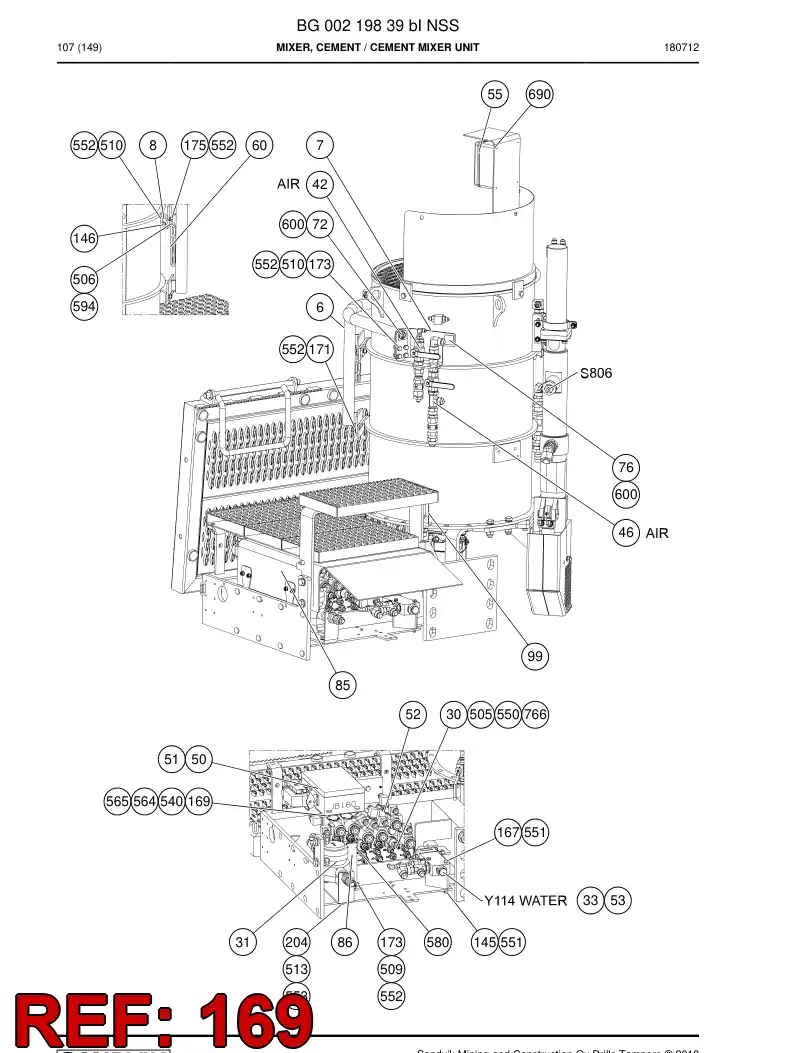 23012900 230 129 00 Hexagon socket head screw - Sandvik Technical Drawing