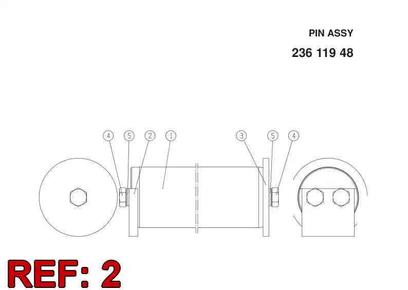 23210468 232 104 68 LOCK WASHER - Sandvik Technical Drawing