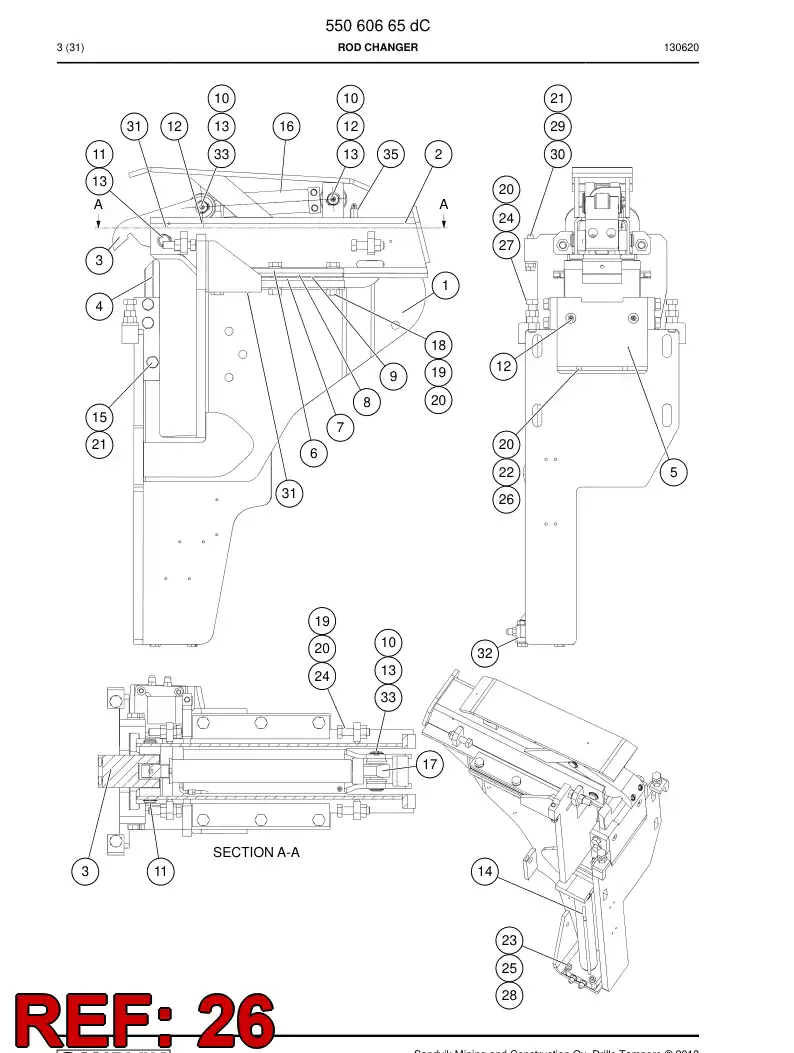 23220088b 232 200 88b Screw - Sandvik Technical Drawing