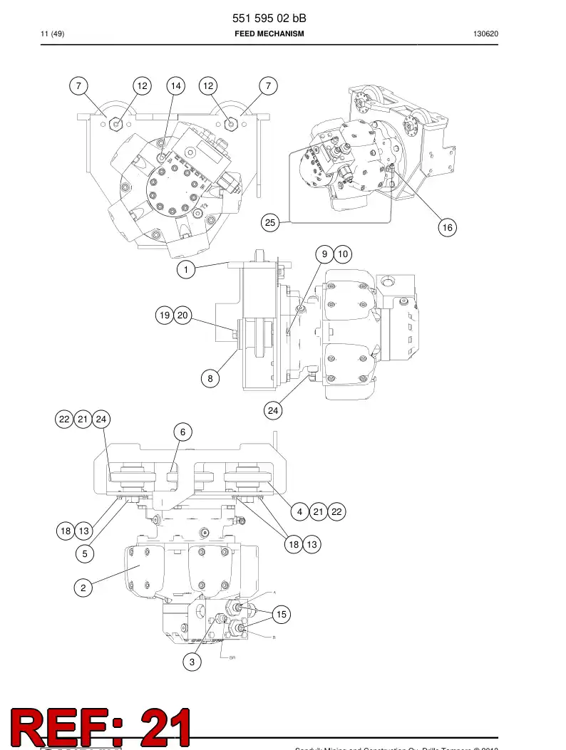 23220108a 232 201 08a Bushing - Sandvik Technical Drawing