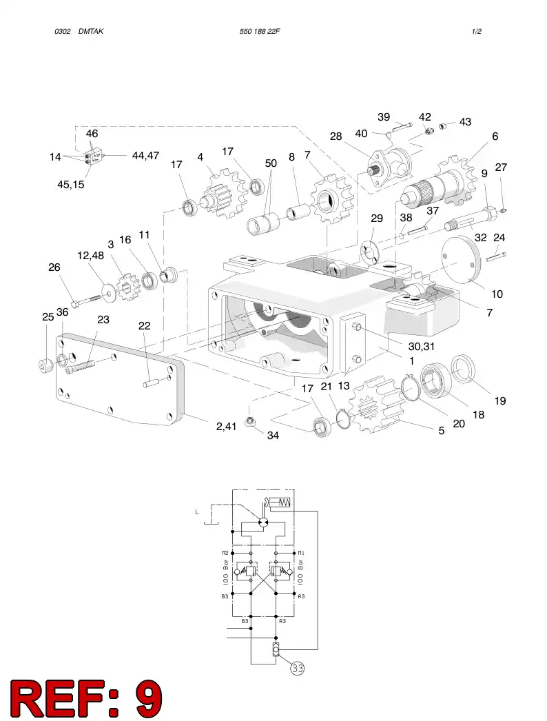 23220238 232 202 38 SHAFT - Sandvik Technical Drawing