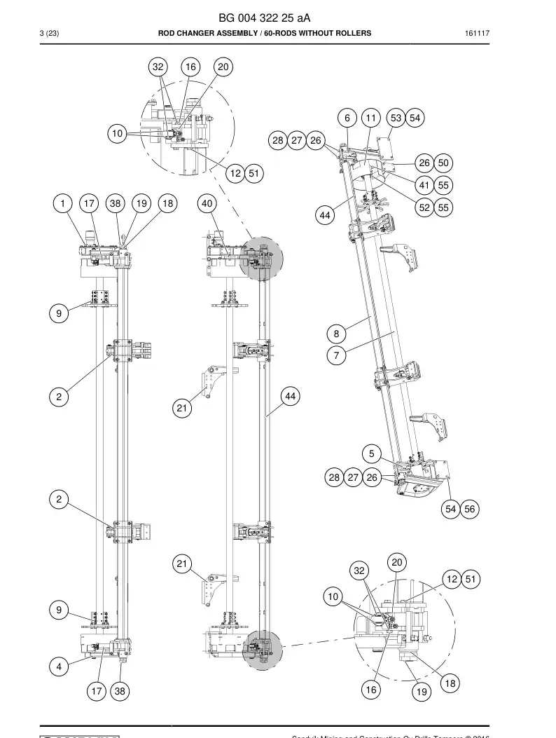 23220778 232 207 78 Bushing - Sandvik Technical Drawing