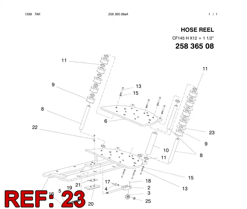23222008 232 220 08 WASHER - Sandvik Technical Drawing