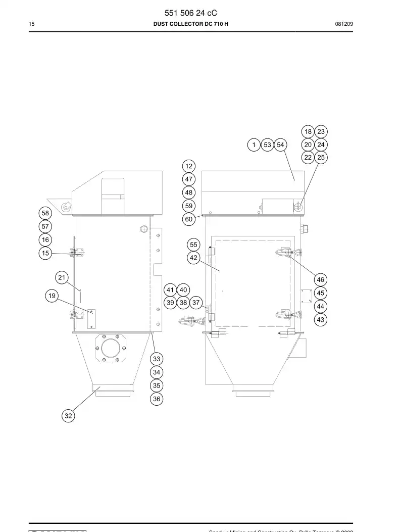 23223138a 232 231 38a MOUNTING PLATE - Sandvik Technical Drawing