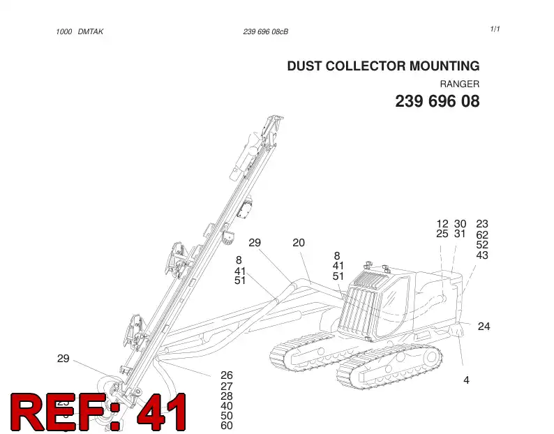23224018 232 240 18 LOCKING PIN - Sandvik Technical Drawing