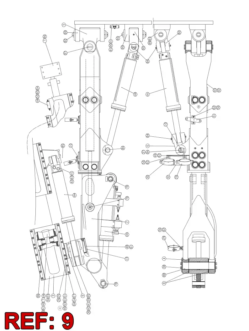 23225568 232 255 68 THRUST BEARING - Sandvik Technical Drawing