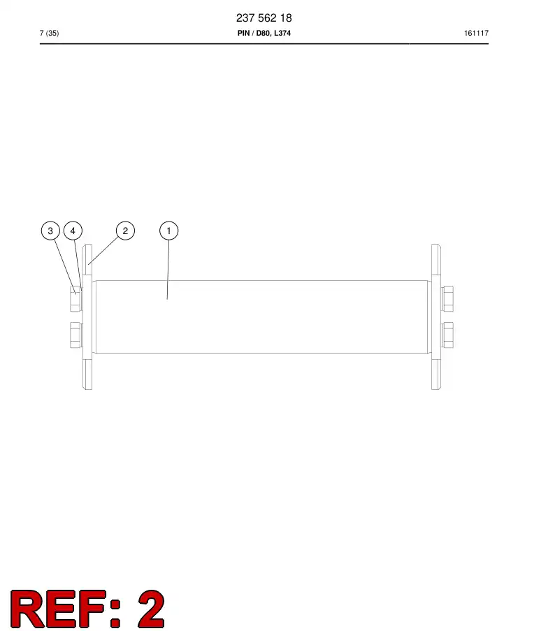 23229888a 232 298 88a FLANGE - Sandvik Technical Drawing