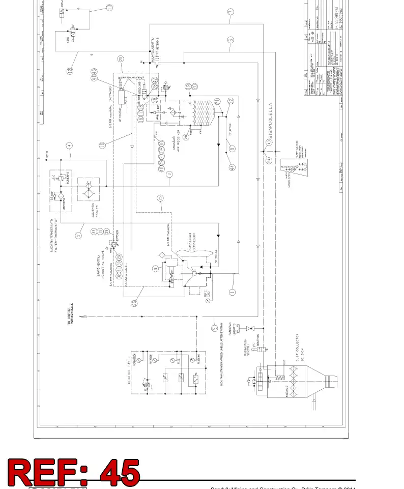 23235058a 232 350 58a ADAPTER - Sandvik Technical Drawing