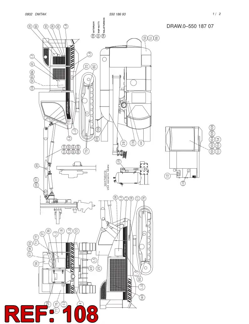 23242618 232 426 18 STICKER - Sandvik Technical Drawing