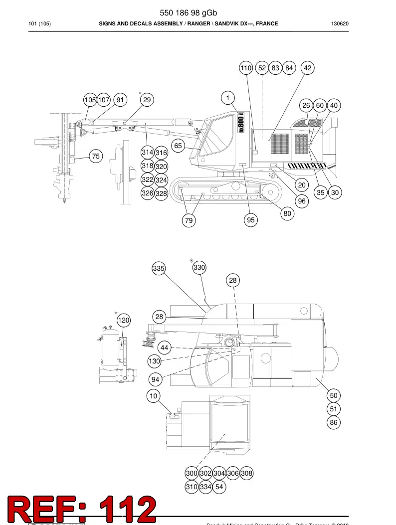 23248394d 232 483 94d Sign - Sandvik Technical Drawing