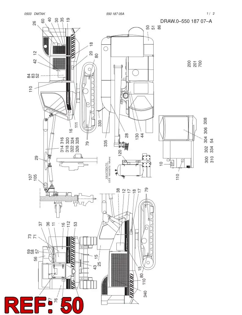 23248675 232 486 75 STICKER - Sandvik Technical Drawing