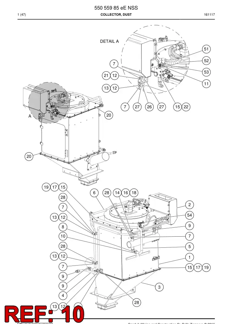 23249278 232 492 78 ADAPTER - Sandvik Technical Drawing