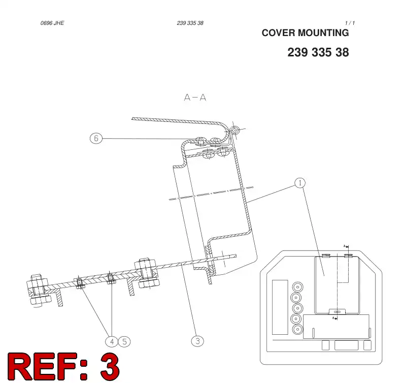23249558 232 495 58 FLAT BAR - Sandvik Technical Drawing