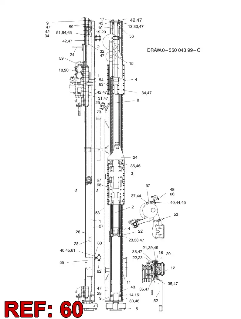23253938 232 539 38 PLATE - Sandvik Technical Drawing
