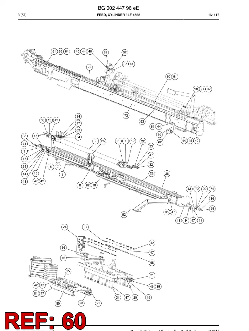 23253938b 232 539 38b PLATE - Sandvik Technical Drawing