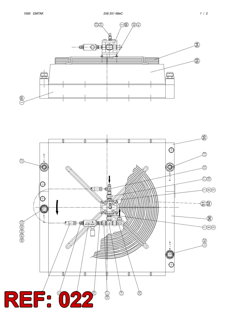 23294398 232 943 98 MOUNTING PIN - Sandvik Technical Drawing
