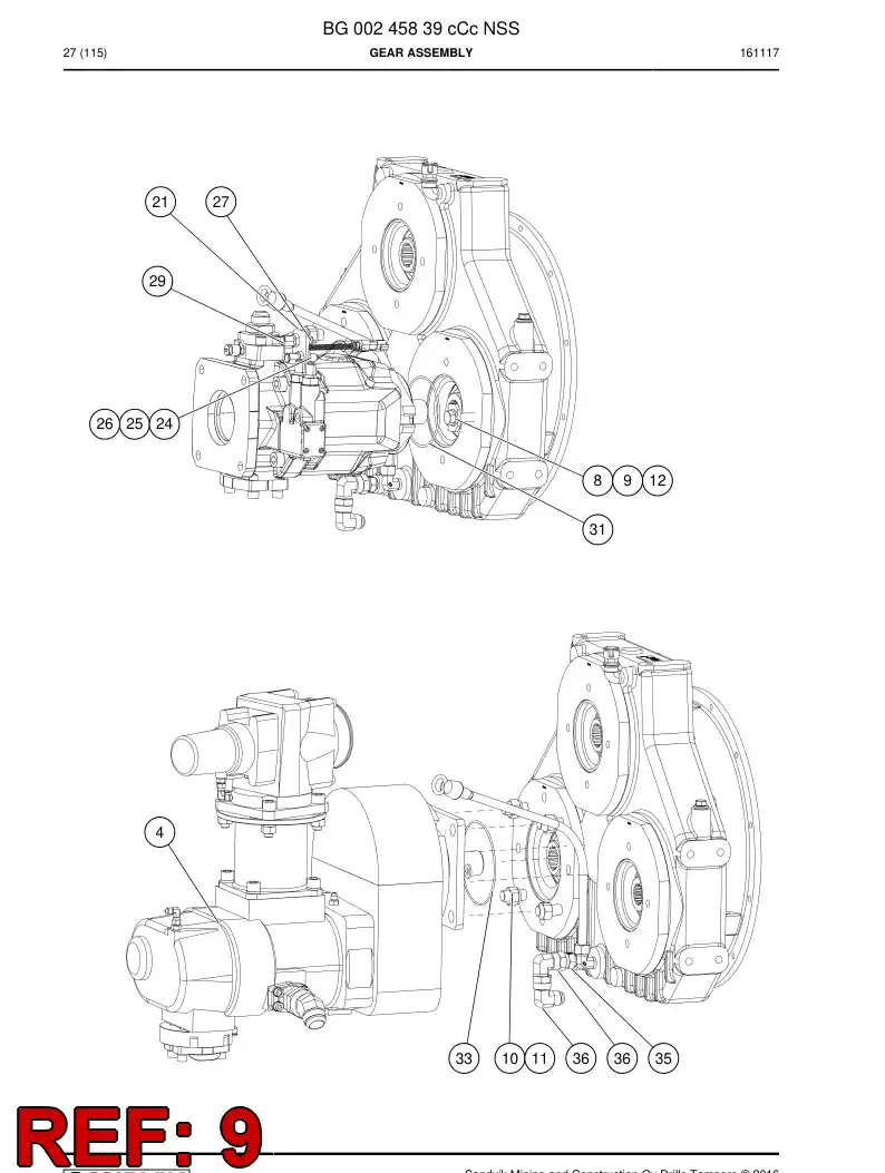 23297448b 232 974 48b WASHER - Sandvik Technical Drawing