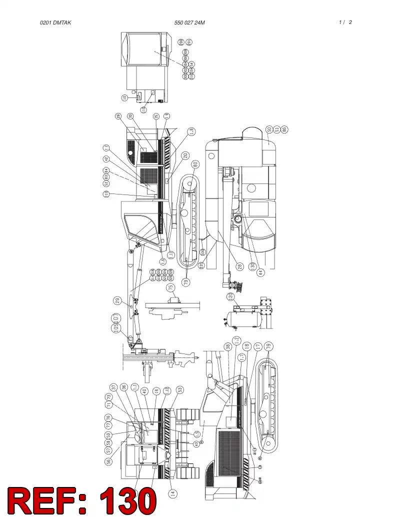 23299748 232 997 48 WARNING PLATE ASSY - Sandvik Technical Drawing