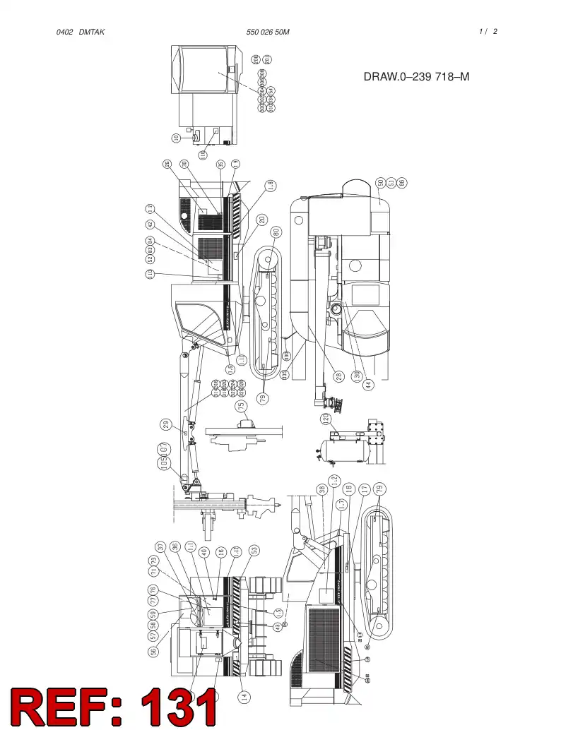 23303065 233 030 65 WARNING PLATE ASSY - Sandvik Technical Drawing