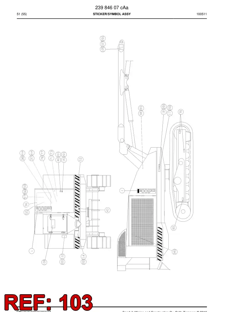 23303887 233 038 87 KILPI ''SHKJOHDOT'' - Sandvik Technical Drawing
