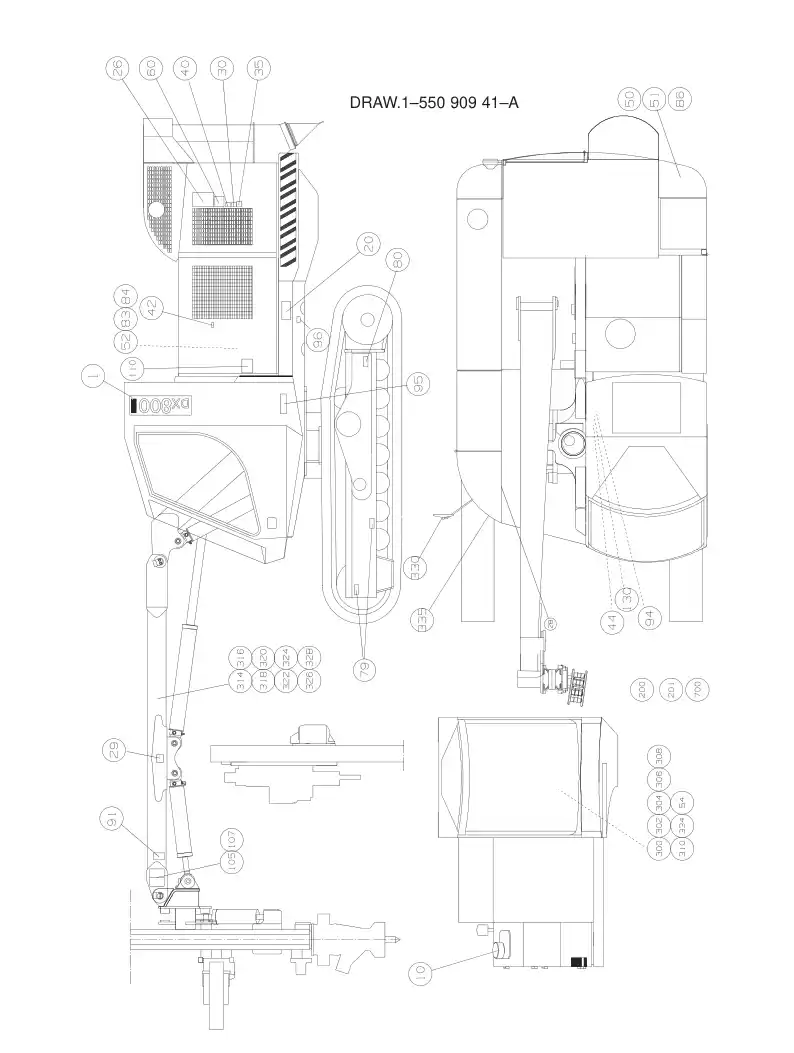 233 045 08 ''GIVEN GRAD. ANGLE (TRAMMING)'' - drawing