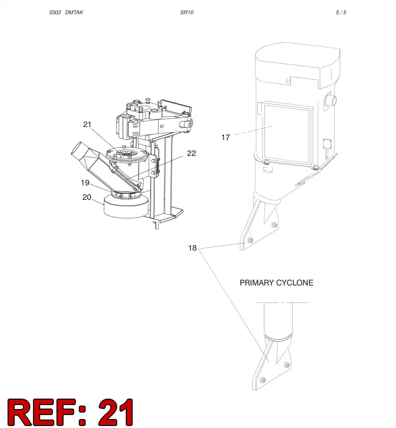 23307818 233 078 18 LOCK RUBBER - Sandvik Technical Drawing