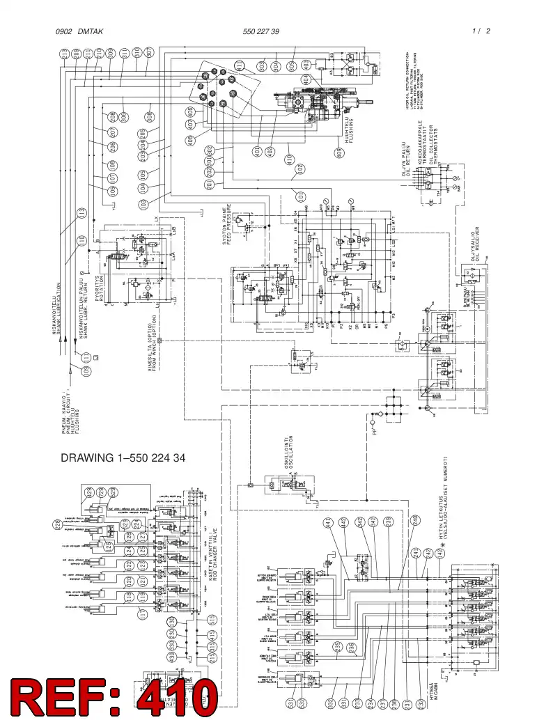 23309147 233 091 47 HOSE - Sandvik Technical Drawing